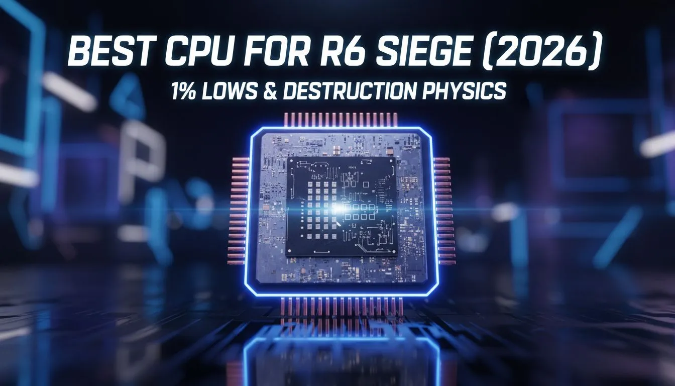 Top CPUs for R6 Siege - 1% Lows