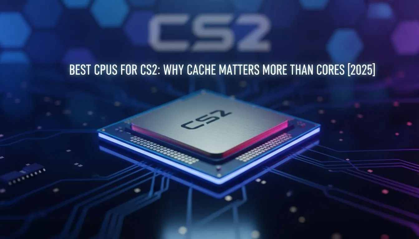 Best CPU for CS2 2025: Why Cache Beats Cores