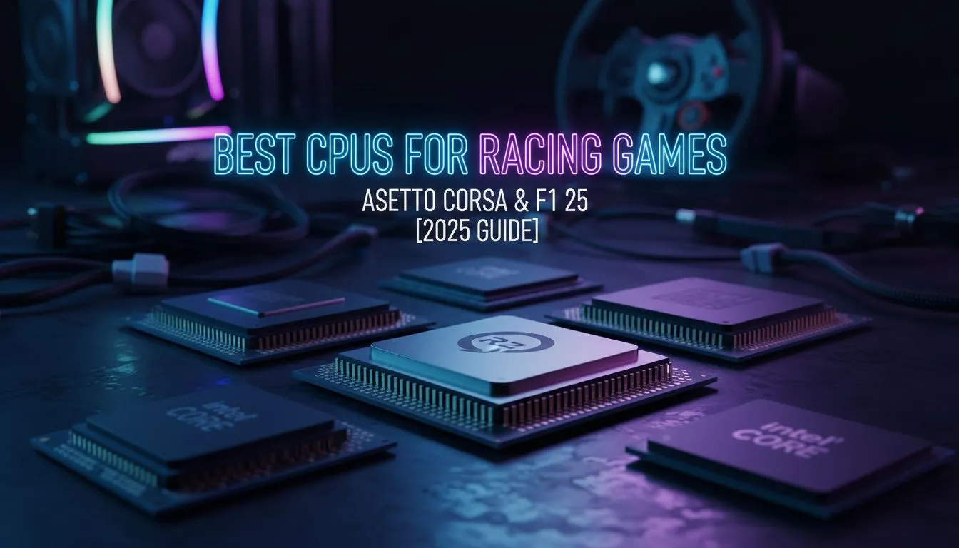 Best CPU for Sim Racing 2025: Assetto Corsa & F1 25 Guide