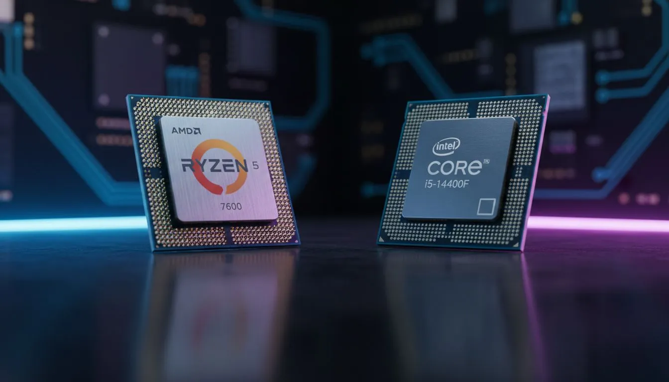Best CPU Under R5000 SA: Ryzen 7600 vs i5-14400F