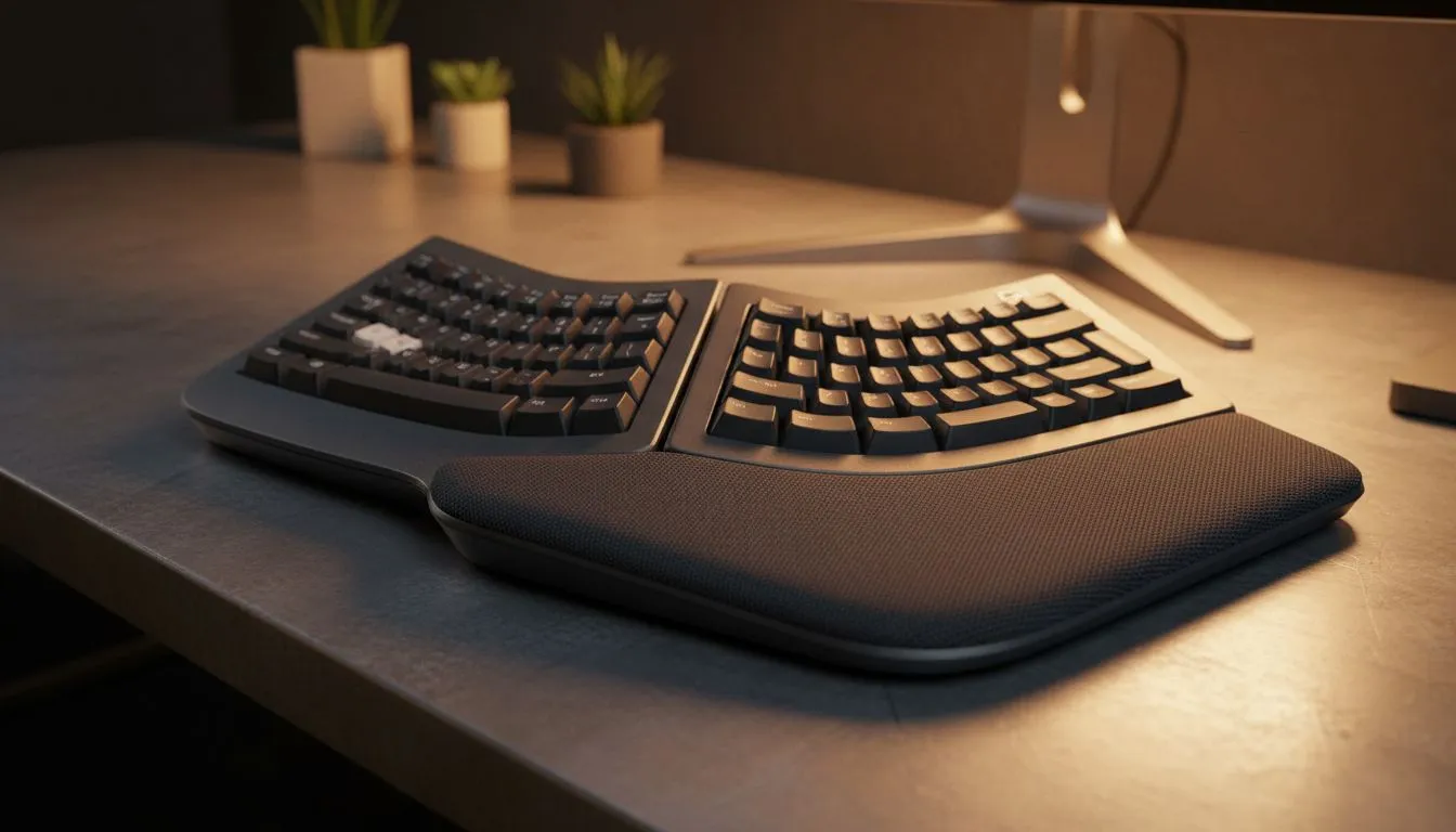 Ergonomic Keyboard Positioning Guide