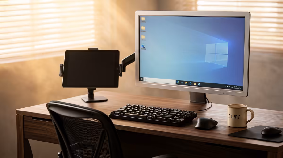 Ergonomic res desk setups for SA students