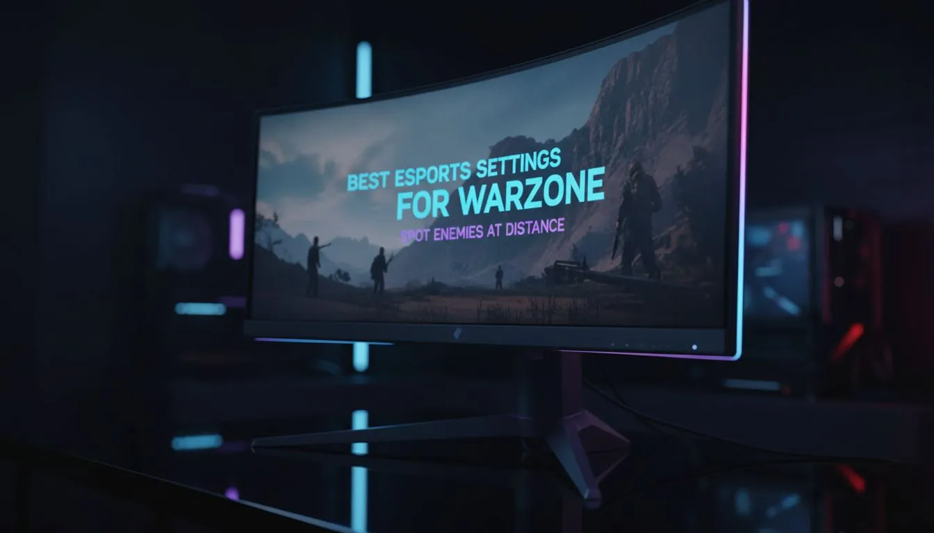 Esports settings to spot enemies