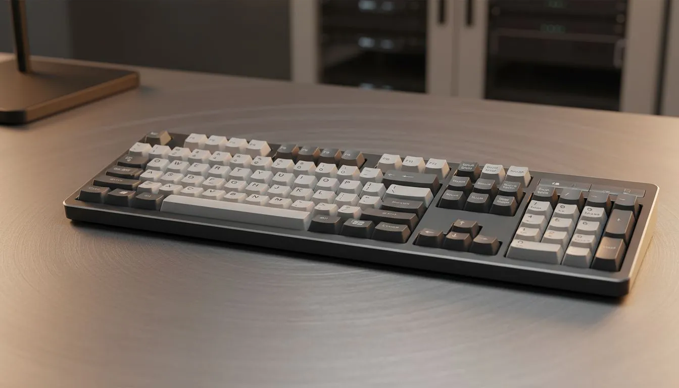 Full-size wireless keyboards with numpad