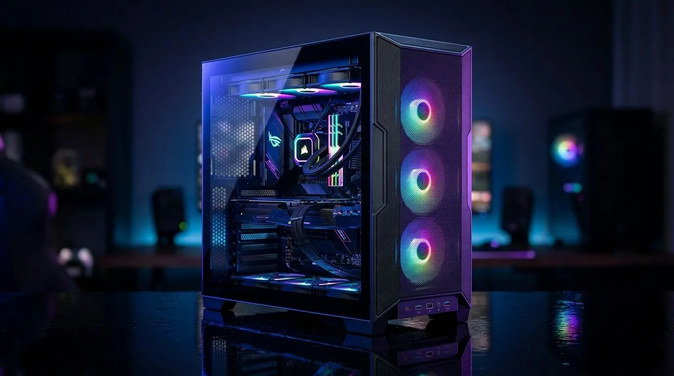 USB-C, ARGB fans, glass, and cooling support