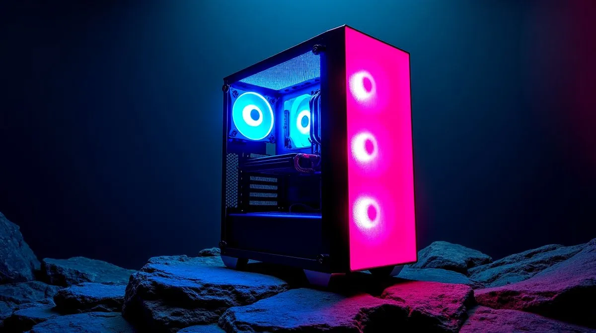 High-airflow case features for SA builds
