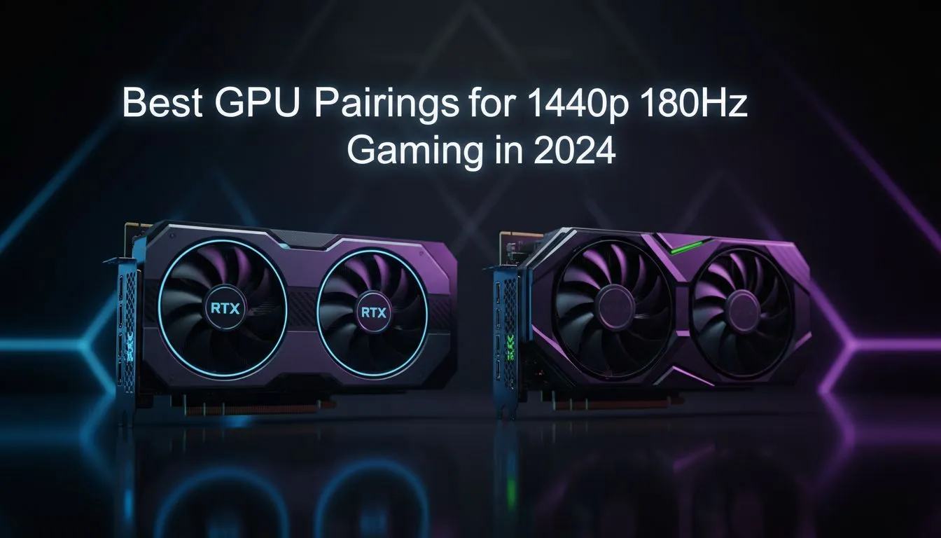Top GPUs for 1440p 180Hz