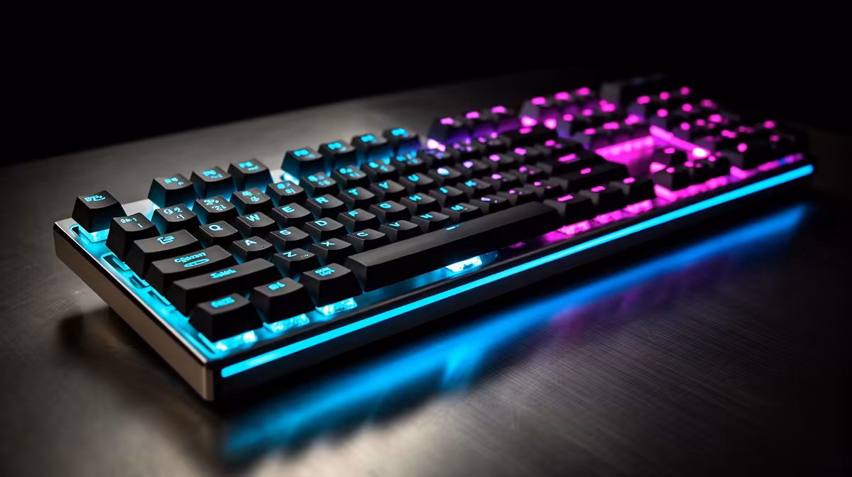 Keyboards with RGB Flair
