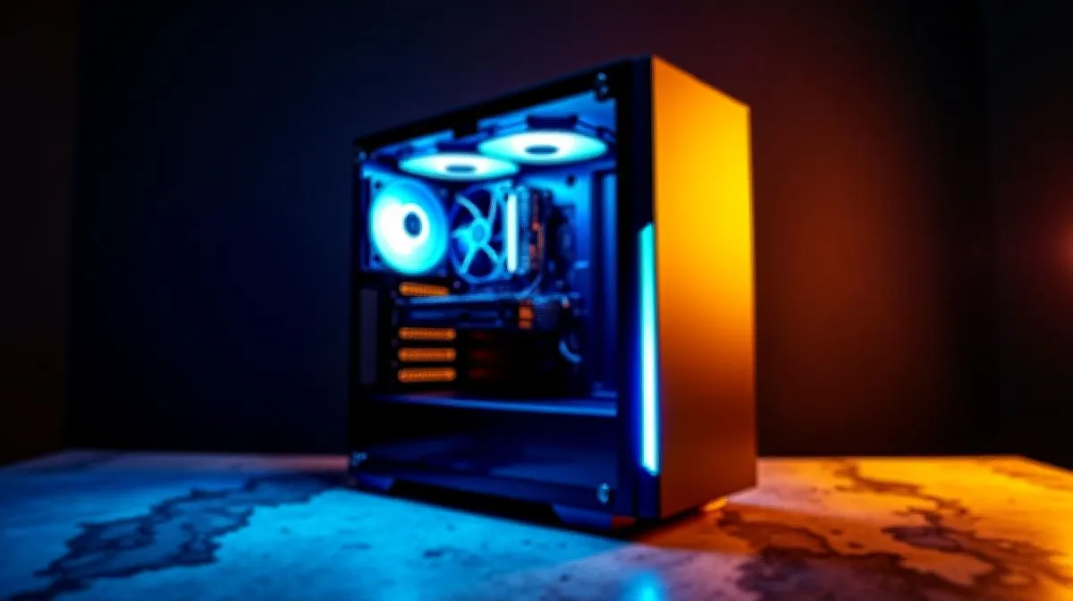 Micro-ATX case features built for heat control