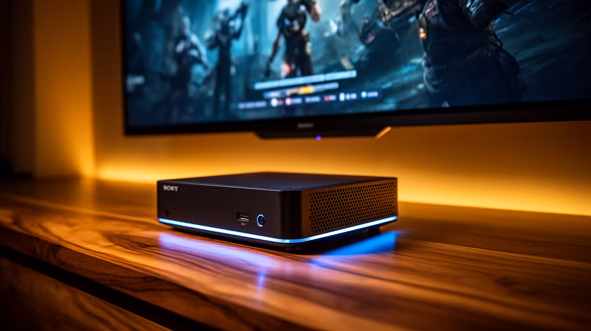 Silent 4K playback from your living room shelf