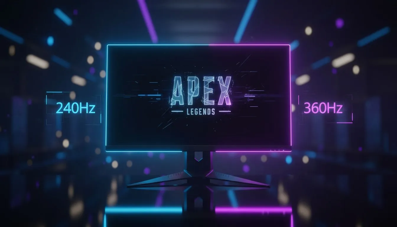 240Hz vs 360Hz: Apex Monitor Guide