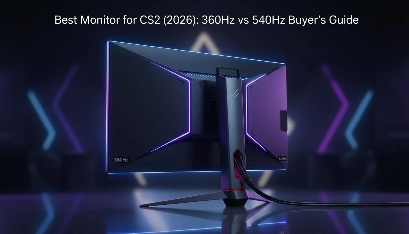 360Hz vs 540Hz Monitors for CS2