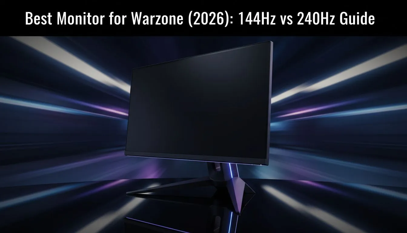 144Hz vs 240Hz: Best Warzone Monitor