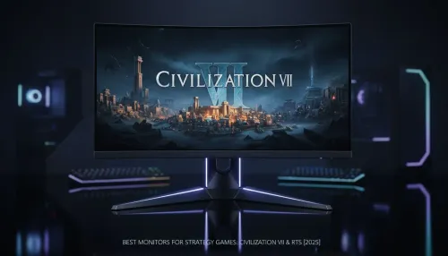 Best Monitors for Strategy Games: Civ VII & RTS Guide 2025