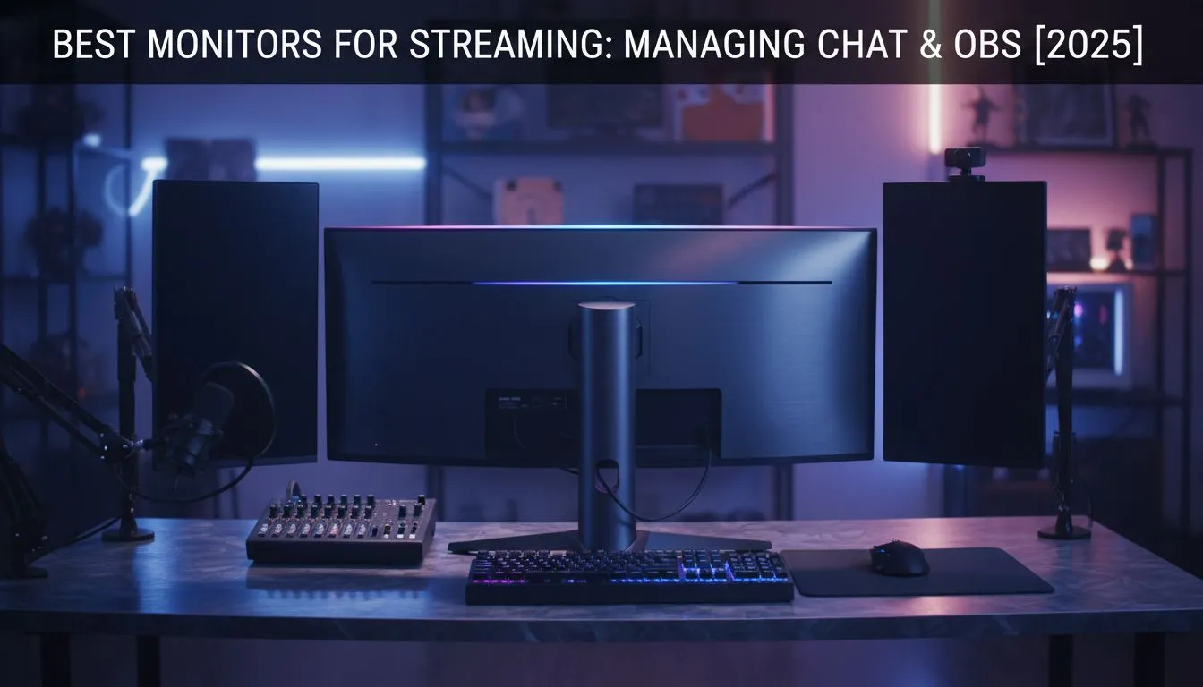 Top Screens for Streamers & Multitasking