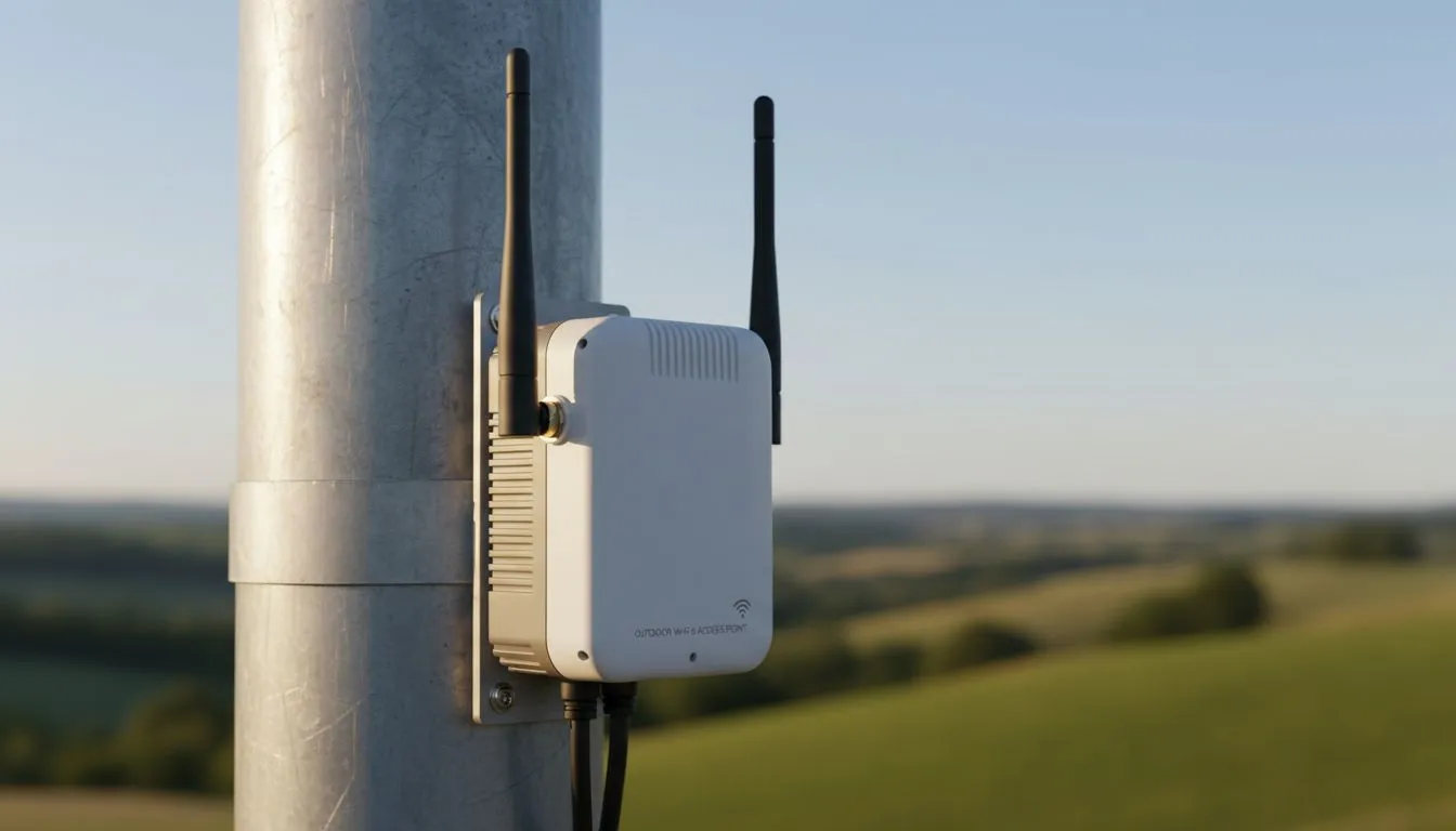 Maximize range with outdoor AP placement