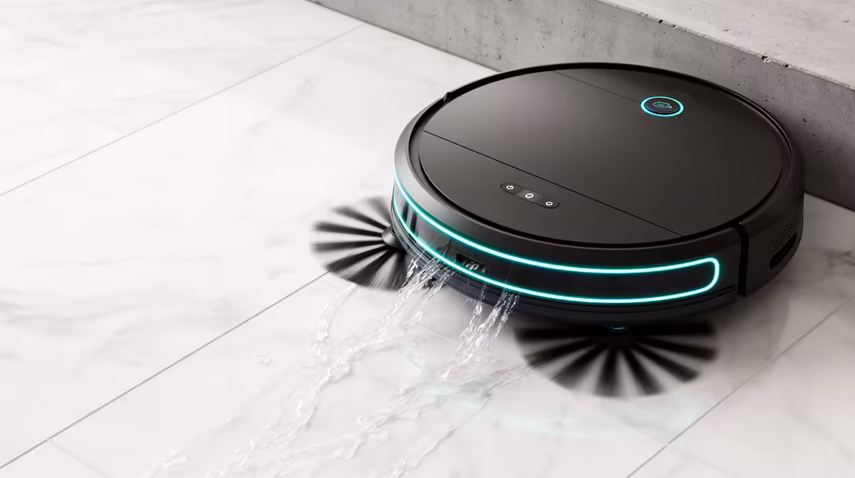 Heated mopping and scrub pressure for spotless hard floors