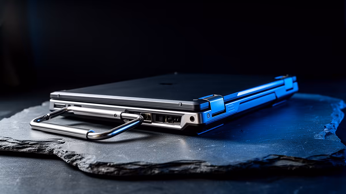 Secure Rugged Laptops with Metal Loop Anchors