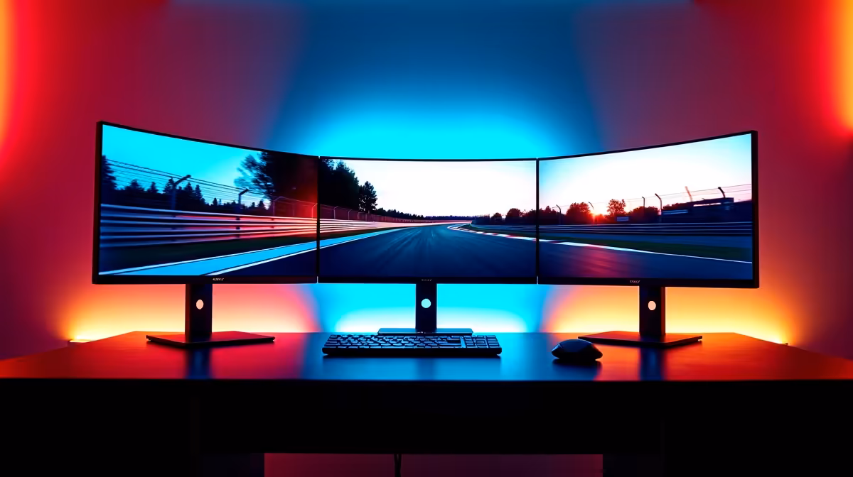 Best Sim Racing Monitor Setup: Triple vs Ultrawide vs