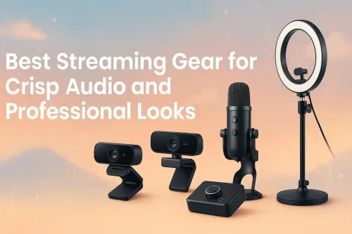 Best Streaming Gear for Crisp Audio and Professional Looks