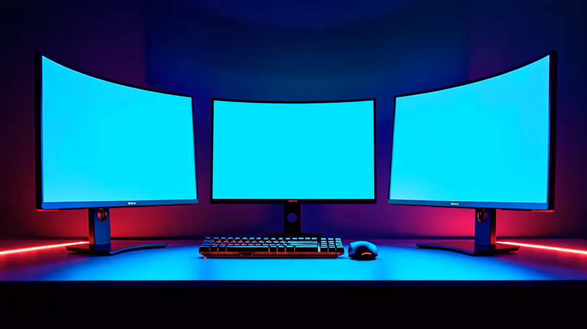 Best Triple Monitor Setup for Sim Racing SA