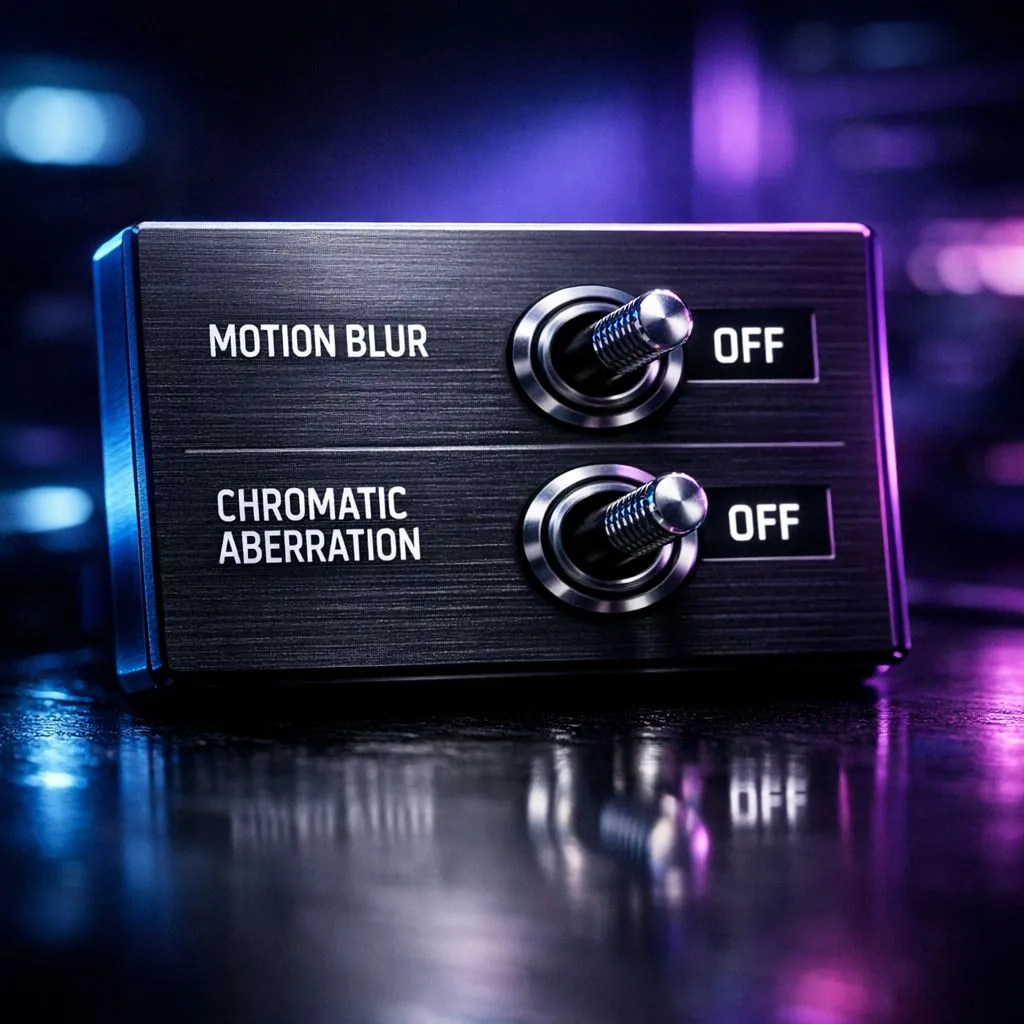 Turn Off Motion Blur & Chromatic Aberration