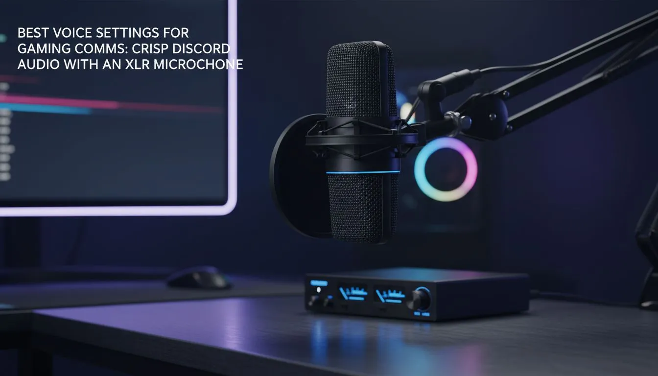 Crisp Discord XLR Mic Settings