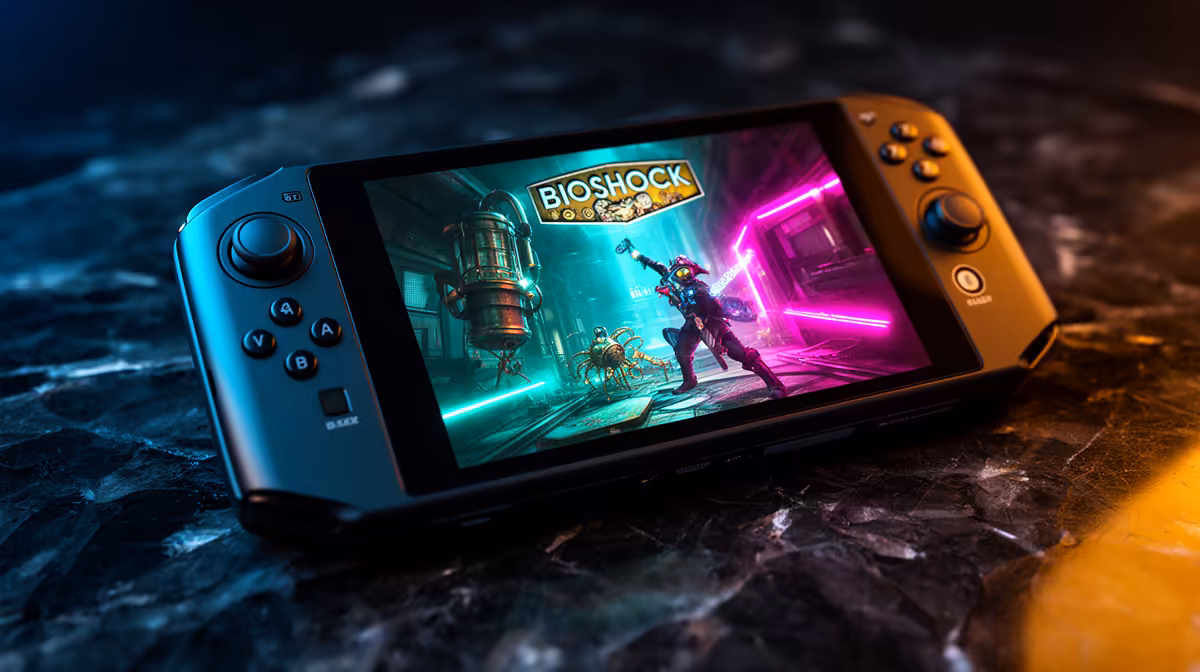 BioShock on Steam Deck handheld settings