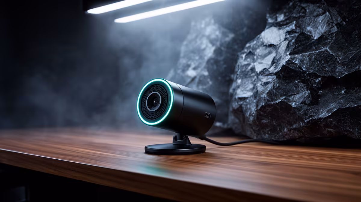 AI Webcam Mics vs Office Noise