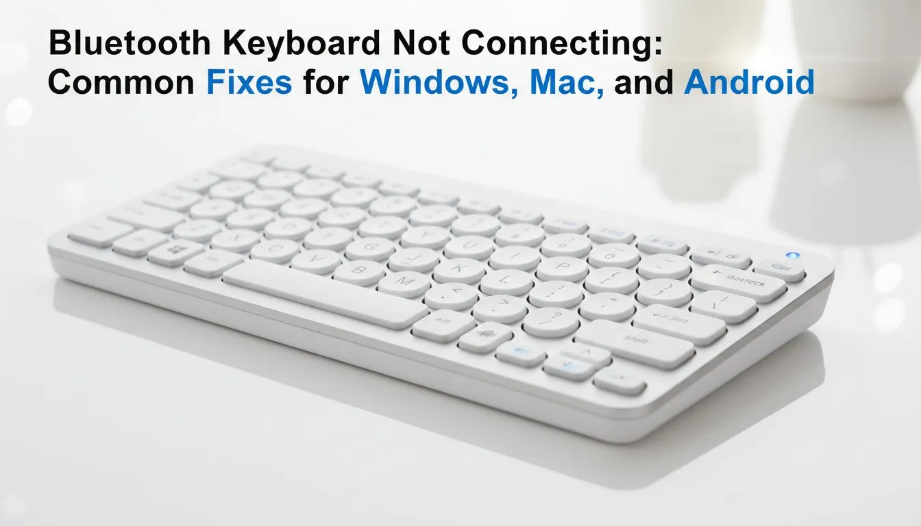 Fix Bluetooth Keyboard on PC, Mac & Android