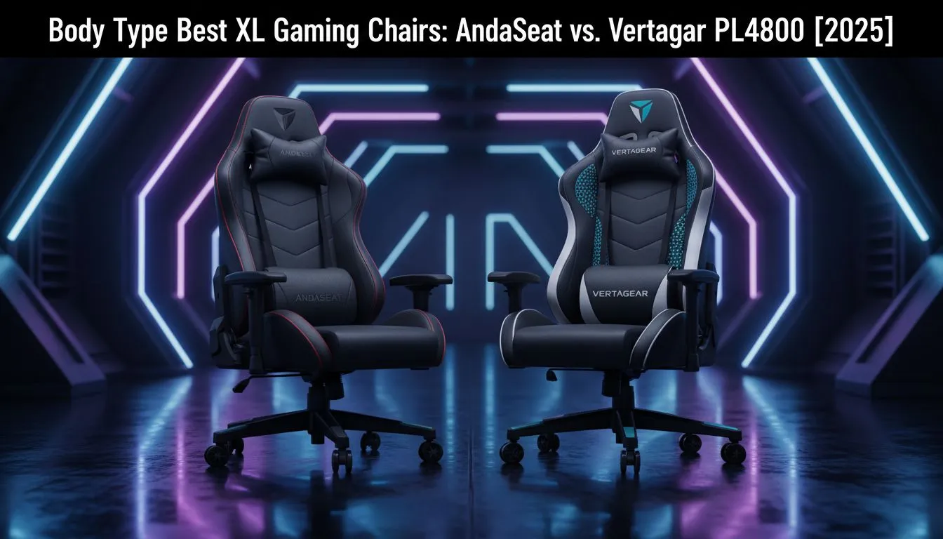 XL Chair Faceoff: AndaSeat vs PL4800