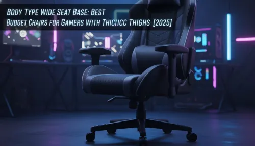 Best Budget Wide Seat Gaming Chairs for Thicc Thighs [2025]