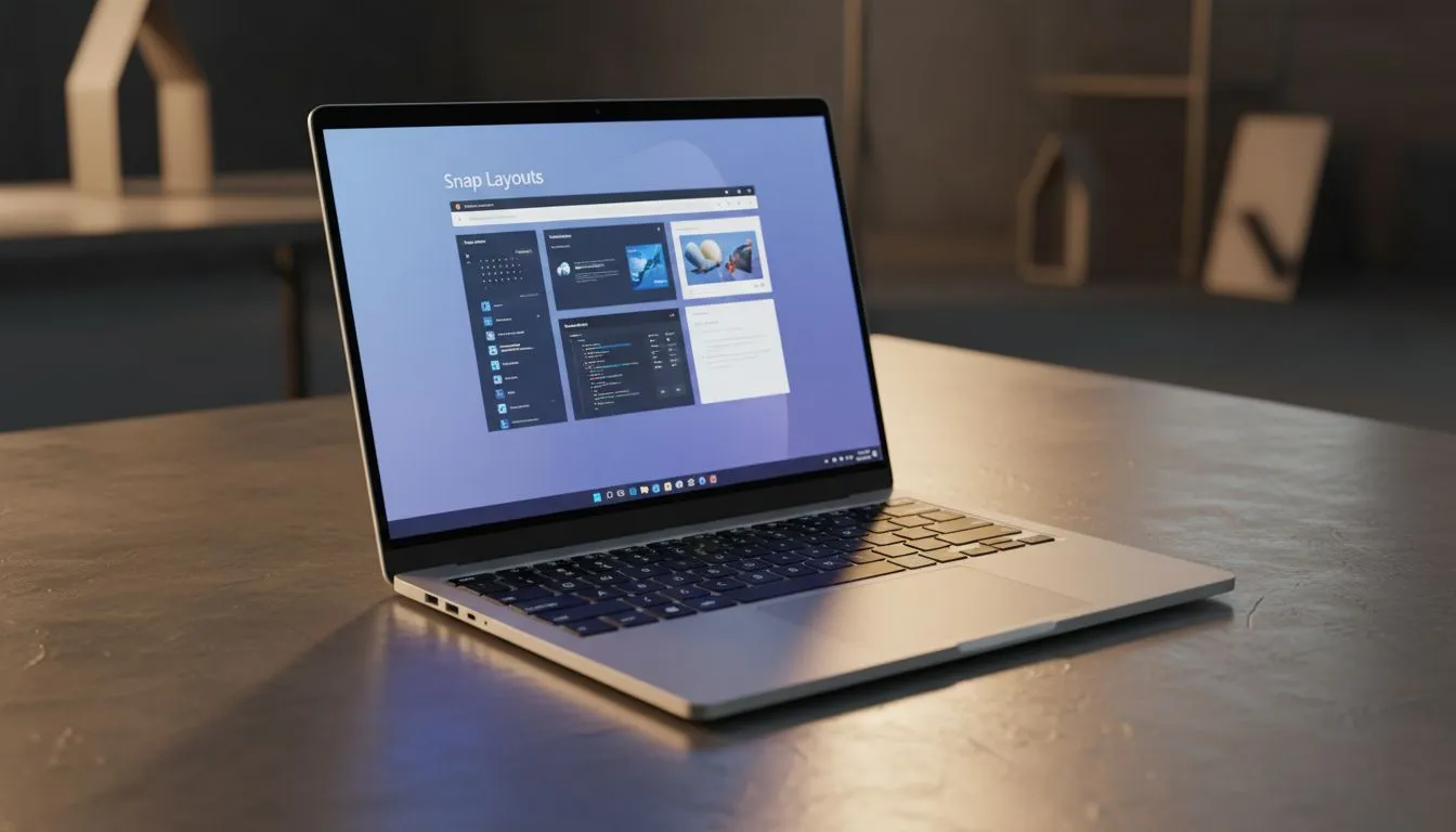 Snap Layouts for Faster Windows 11 Workflow