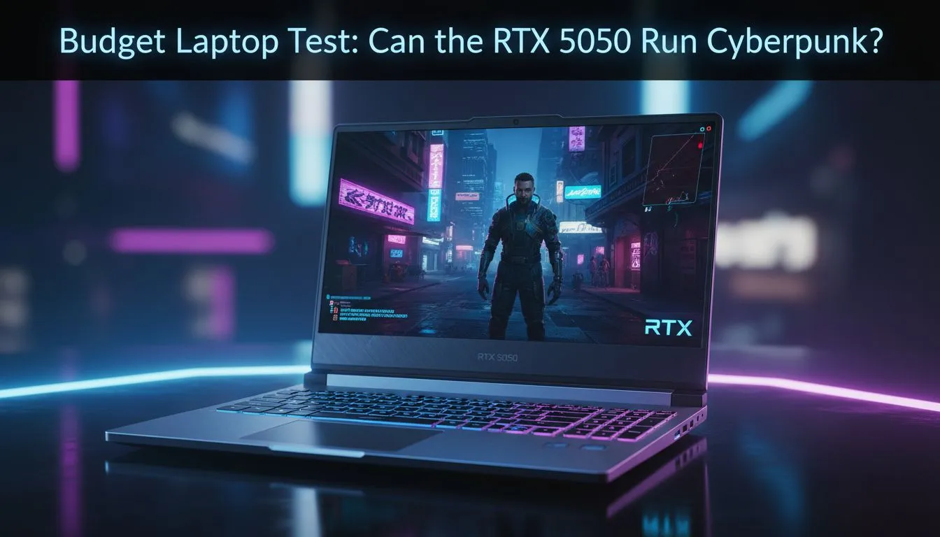 RTX 5050 Cyberpunk Budget Test