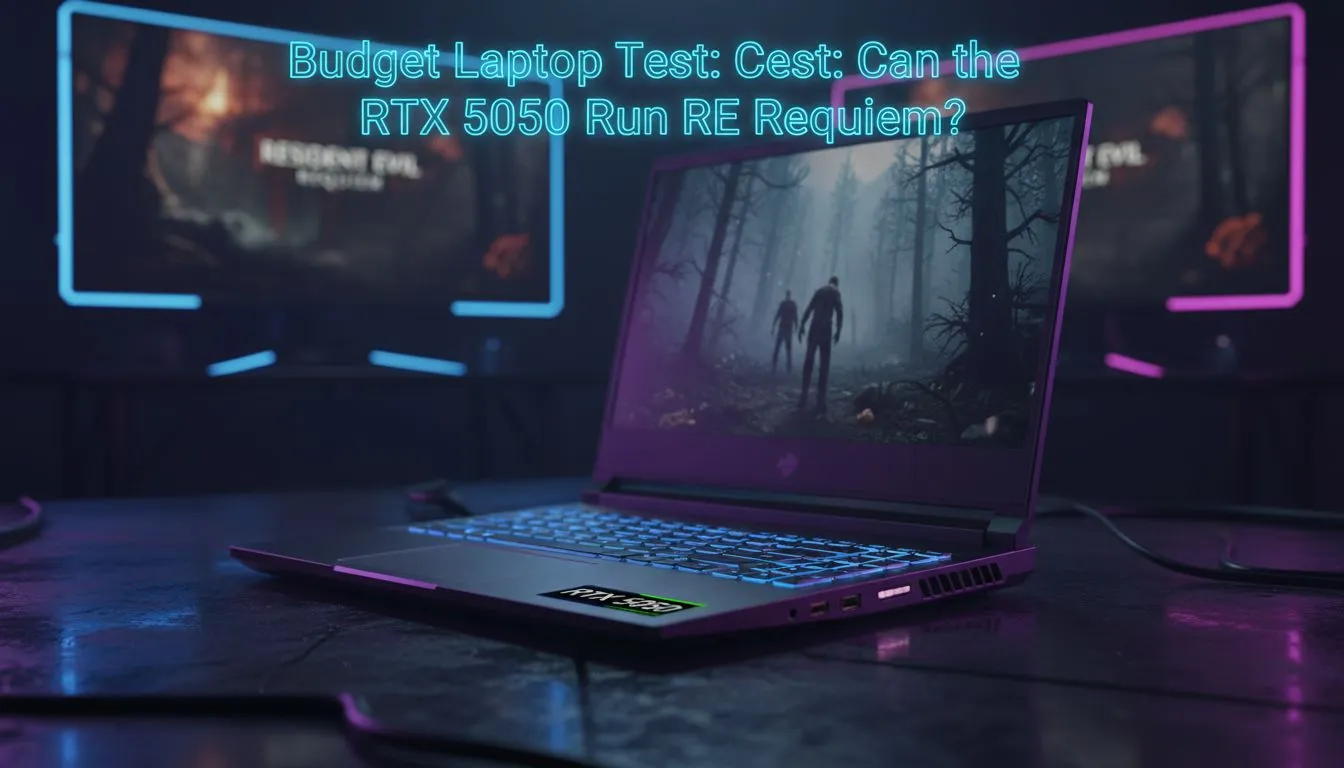 RTX 5050 Performance Test: RE Requiem