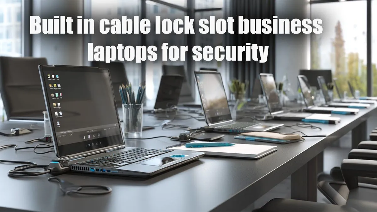 Secure Business Laptops with Cable Lock Slots – Top Picks