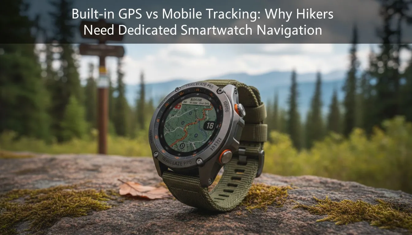 Why hikers need smartwatch navigation
