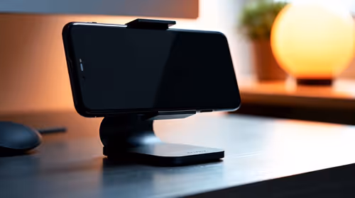 Built-in Phone Stand for Desk: Boost Productivity & Video Calls