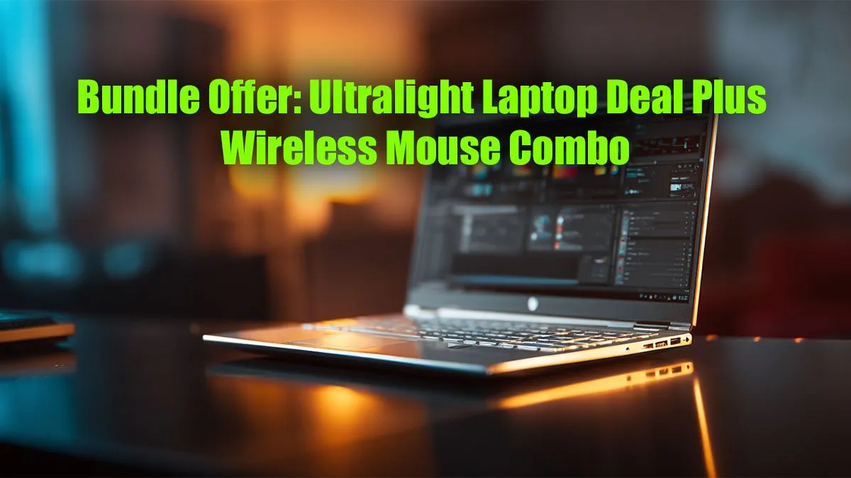 Lightweight Laptop + Mouse Bundle