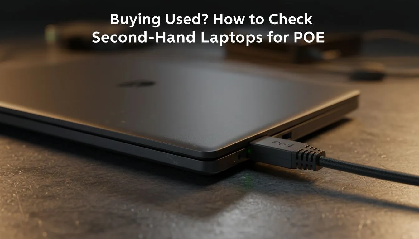 Checking Used Laptops for PoE