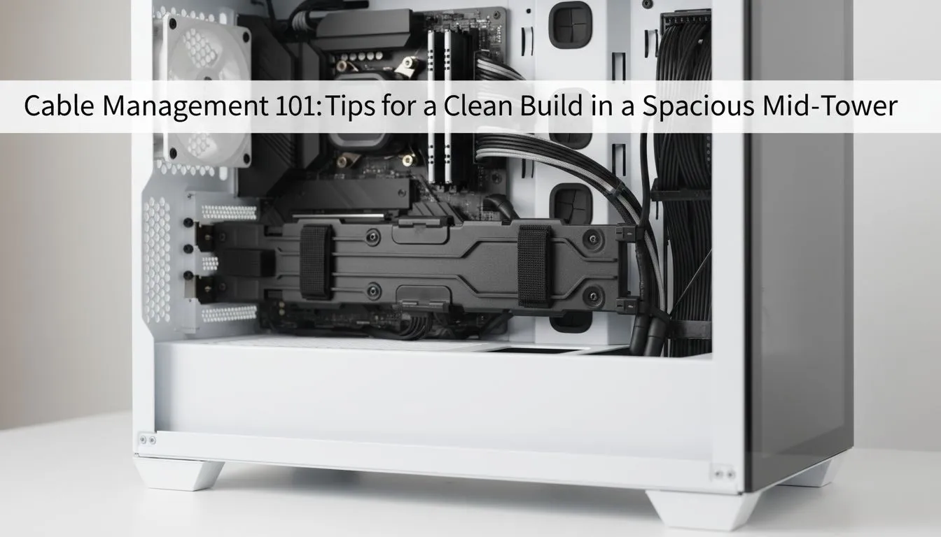 Clean Cable Management for Mid-Tower Builds