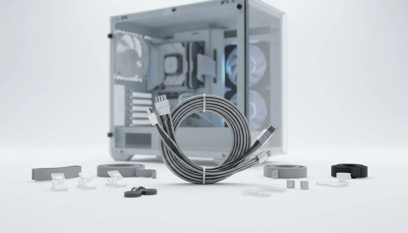 Cable Management for Tempered Glass PCs