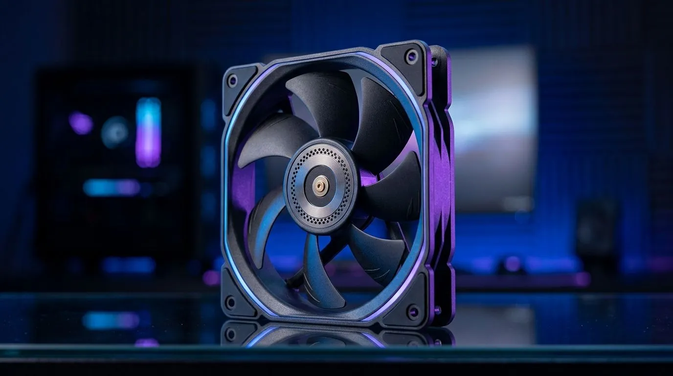 Noise check for a 2200 RPM 120mm fan