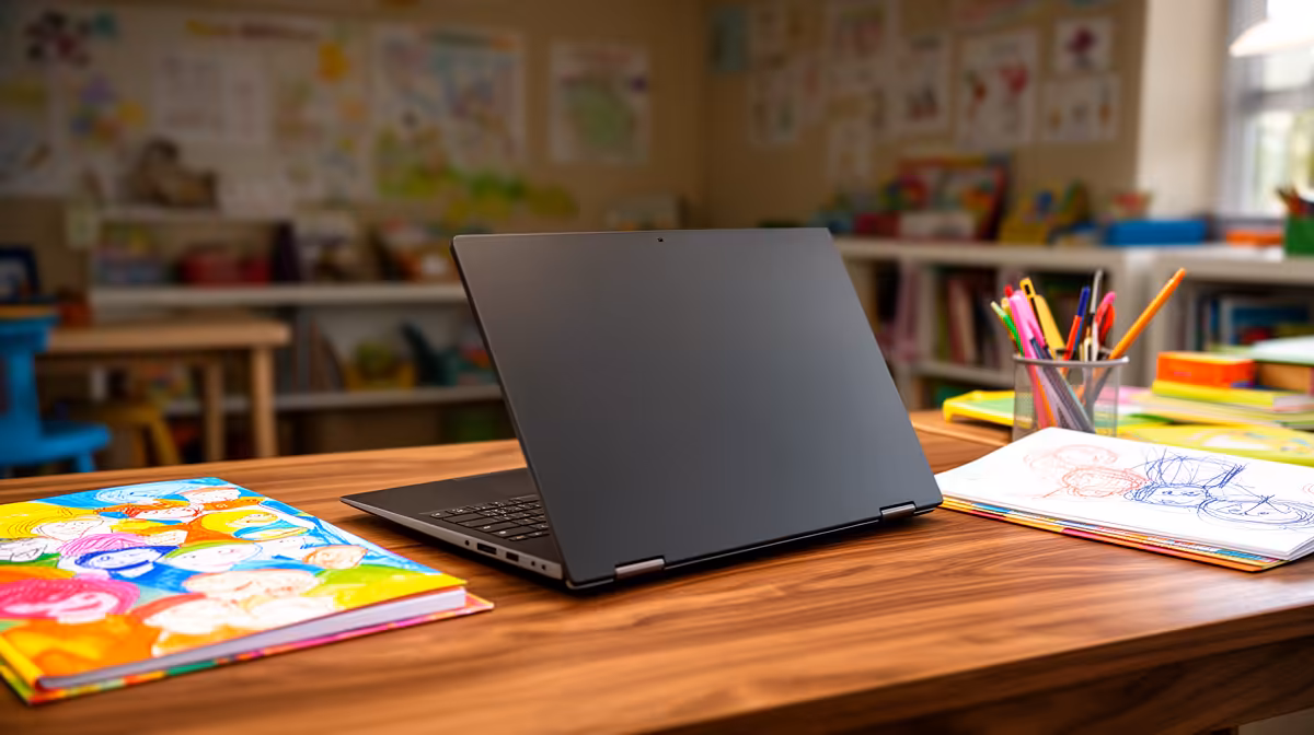 2-in-1 Laptop Really Cope with a Kids Learning Corner