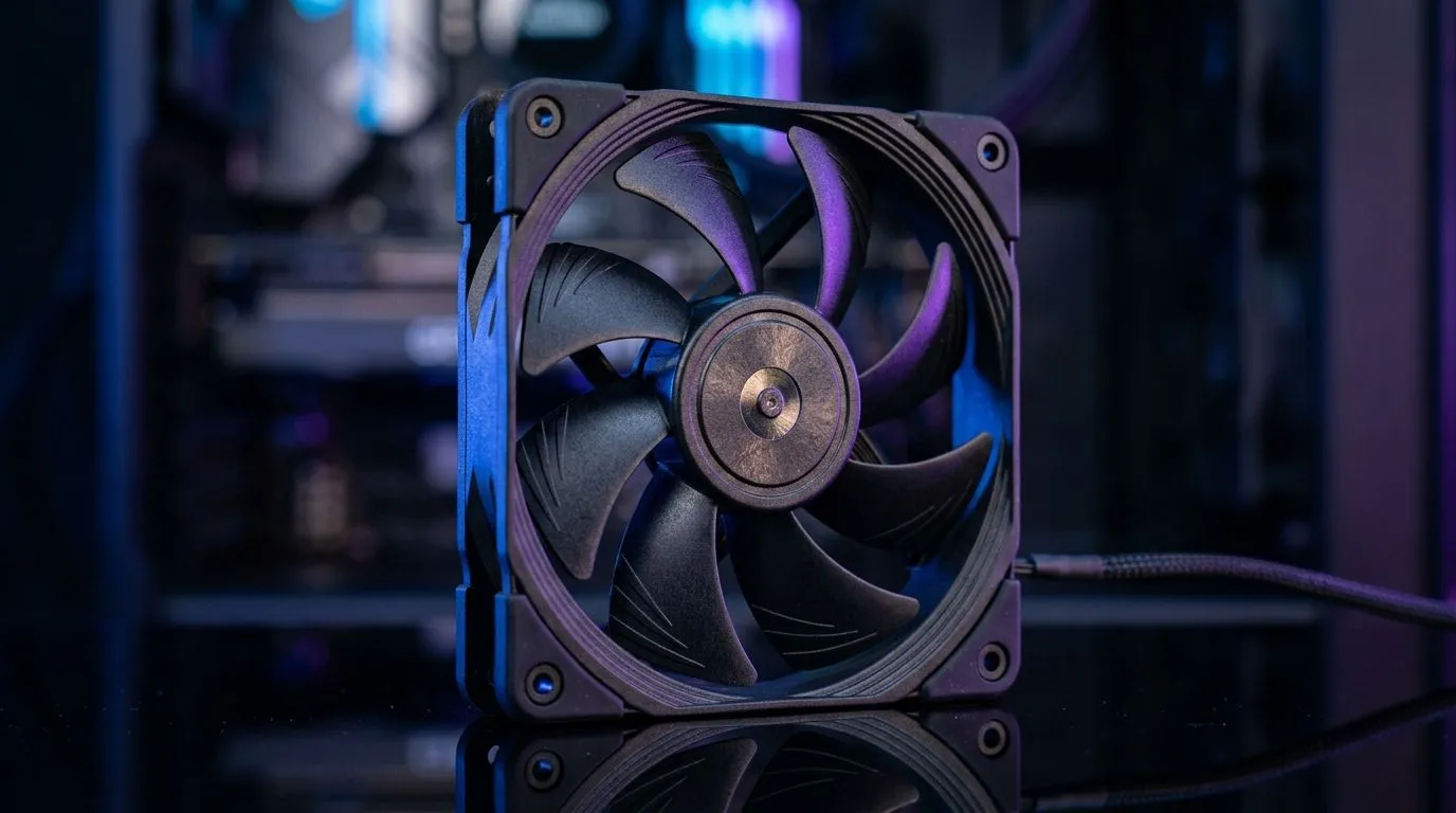 What changes with fan speed in air cooling