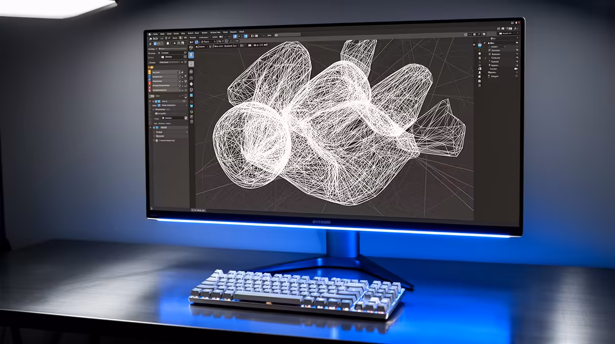 32-inch Monitor Really Cope with Blender Rendering for an