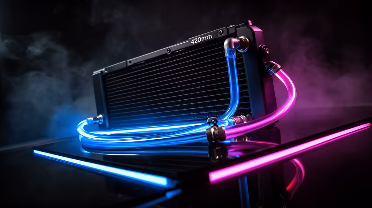 Can a 420mm Radiator Help Reduce Gaming PC Heat and Fan