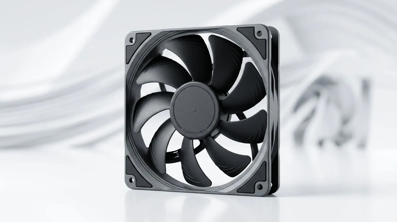 Lower noise with equal or better airflow