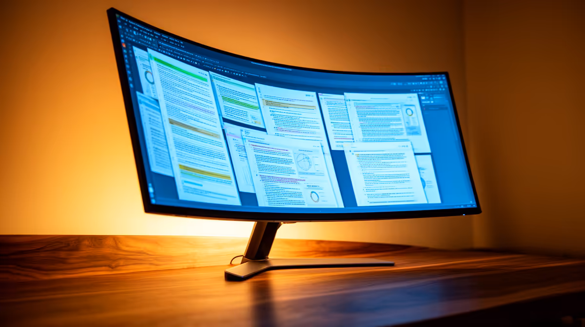 Curved Monitor Really Cope with Distance-learning Studies