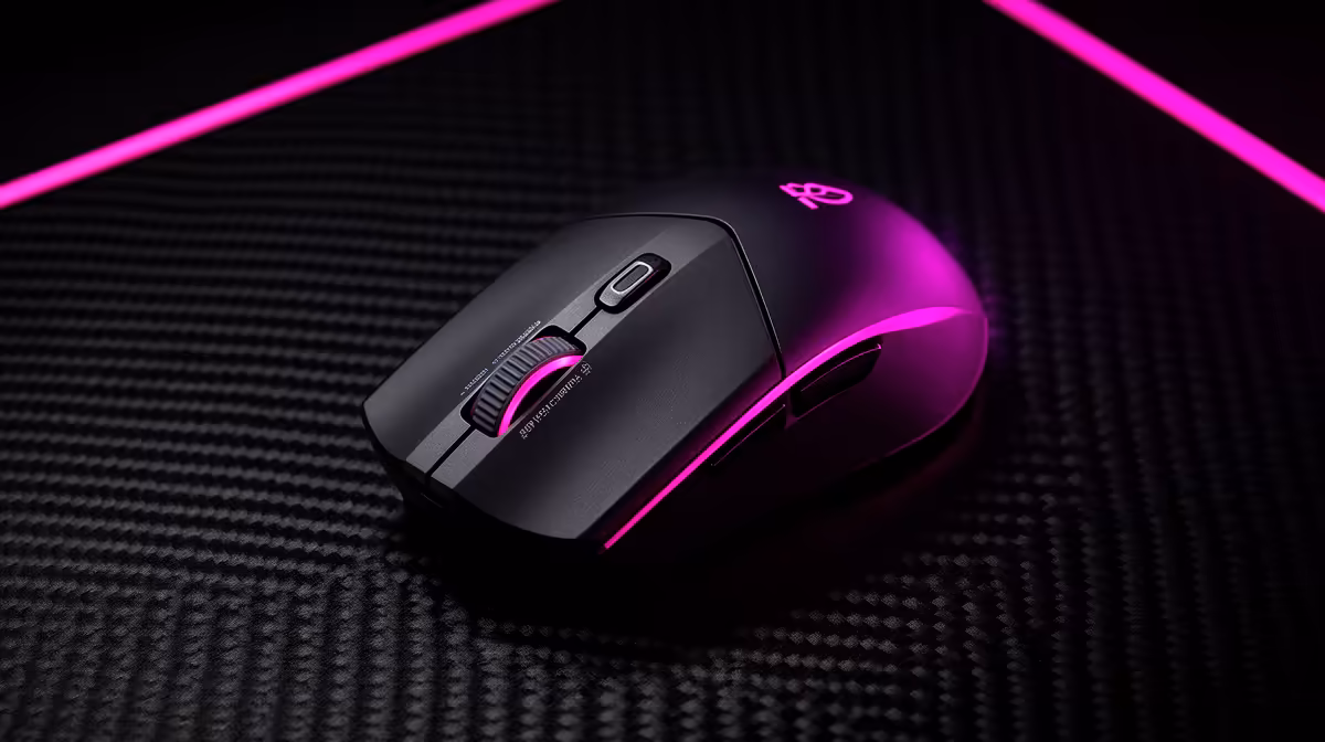 High-Friction Mousepad Improve: micro-weave texture checks